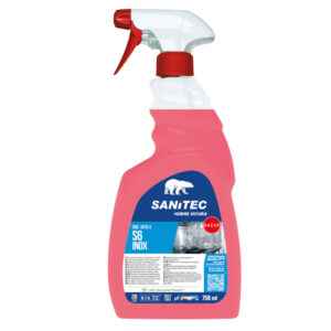 detergente sgrassante per superfici s6 inox 750ml sanitec