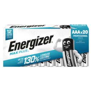 blister da 20 pile alcaline max plus ministilo aaa e92 dp20 60/120-energizer