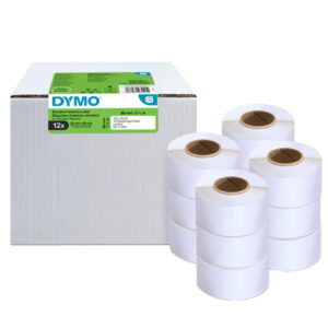 value pack 12 rotoli etichette lw indirizzi standard 28x89mm bianco dymo