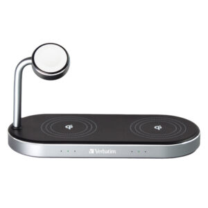 verbatim supporto di ricarica wireless 3-in-1 wcs-03