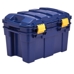 baule multiuso con coperchio a cerniera 39x59xh33cm 40l bankers box