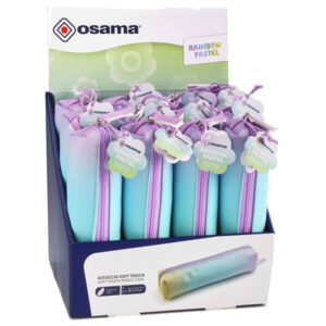 astuccio rainbow pastel 20x5x5cm colori pastello assortiti osama