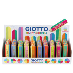 happy gomma a forma di matita colori assortiti happy4 giotto