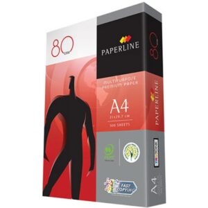 5 risme A4 carta fotocopie Paper Line pefc 80gr. 2500ff