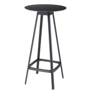 tavolo bar alto tapas tavta rotondo nero unisit