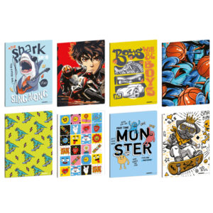 maxiquaderno a4 20fg+1 80gr rigo di 3a kid boy blasetti