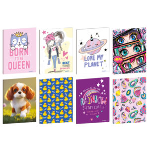 maxiquaderno a4 20fg+1 80gr rigo di 3a kid girl blasetti