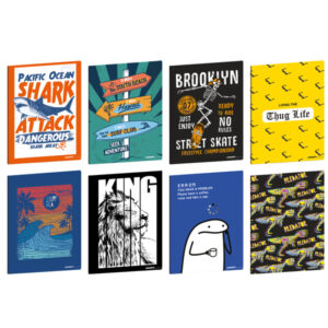 maxiquaderno a4 20fg+1 80gr 5mm c/margine teen boy blasetti