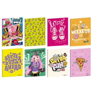 maxiquaderno a4 20fg+1 80gr 1 rigo c/margine teen girl blasetti