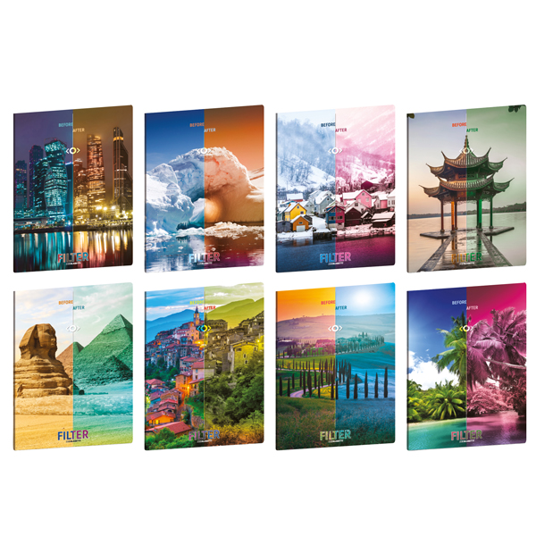 maxiquaderno a4 20fg+1 80gr 1 rigo maxi filter blasetti