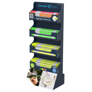 expo 80 evidenziatori shine up colori assortiti schneider