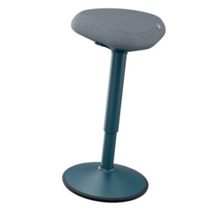 sgabello active comfort in piedi grigio scuro leitz