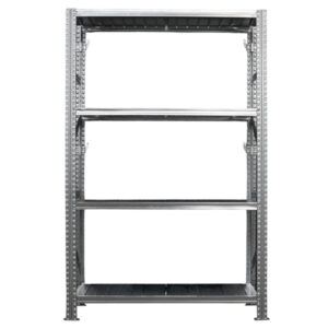 scaffale industriale 4 ripiani in acciaio 120x50m h200cm tecnotelai