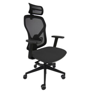 seduta operativa fiamma flapg c/braccioli regolabili e poggiatesta nero unisit