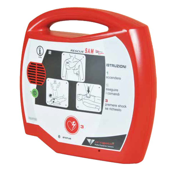 defibrillatore semiautomatico rescue sam carvel