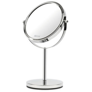 specchio per trucco c/ingrandimento x3 d specchio 15,5 x h32cm grigio girmi