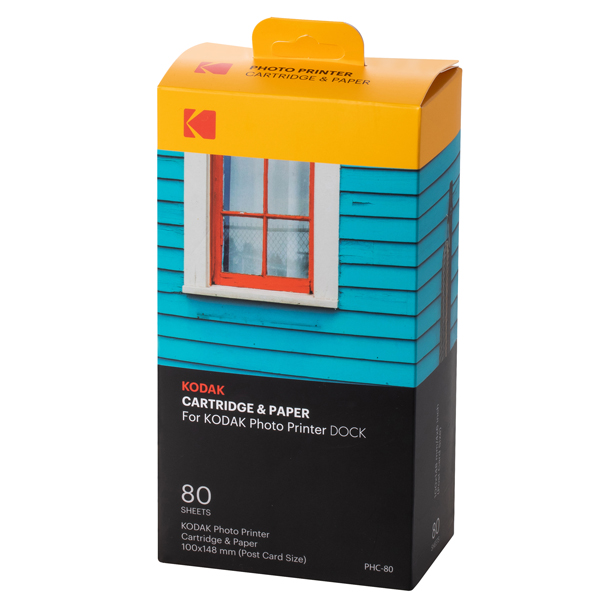 kodak cartucce per stampante 4.0x 6.0 ( 80 fogli+cartucce 6x4