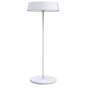 lampada da tavolo 901 c/aggancio magnetico alluminio bianco palmina