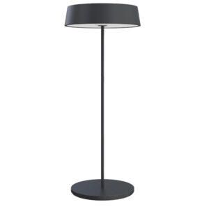 lampada da tavolo 901 c/aggancio magnetico alluminio nero palmina