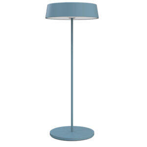 lampada da tavolo 901 c/aggancio magnetico alluminio blu palmina