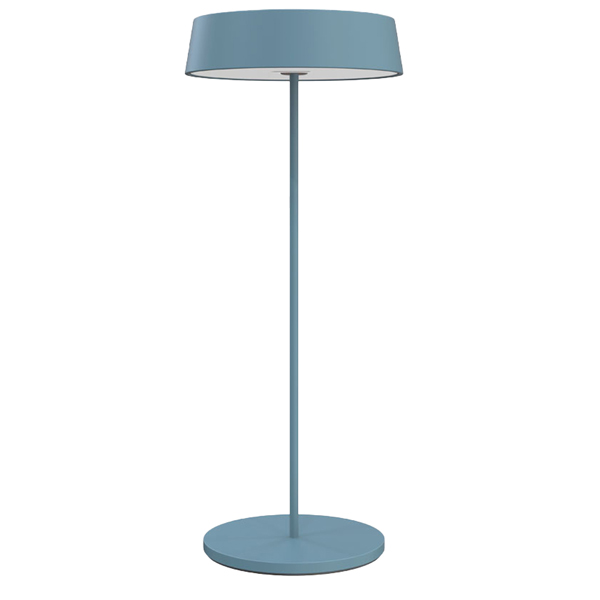 lampada da tavolo 901 c/aggancio magnetico alluminio blu palmina