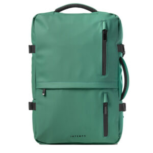 zaino travel backpack drop2go gomma antipioggia dim. 30x15x45cm verde intempo