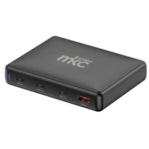 caricatore usb 140w 23usb-c+ 1 usb-a nero -mkc