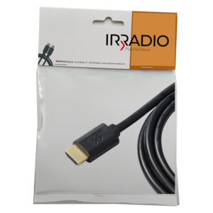 cavo hdmi v1.4b 4k ultra hd serie silver lunghezza 5mt. - irradio