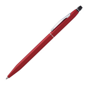penna sfera click punta m fusto rosso cross