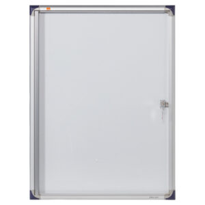 bacheca per interni pacific 4xa4 verticale in metallo fondo extrapiatto bianco