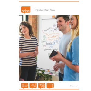 blocco per lavagna 20fg 67x97cm bianchi nobo