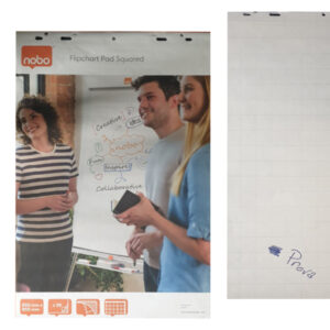 blocco per lavagna 20fg 67x97cm quadrettati 5x5cm nobo