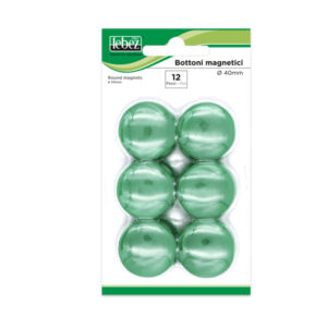 blister 12 magneti mr-40 verde diam.40mm