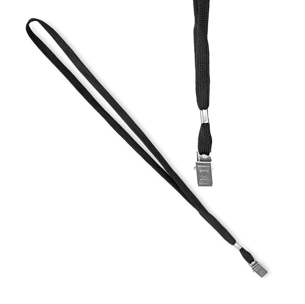 100 cordoncini nero per portanome 49x1cm art.31-093