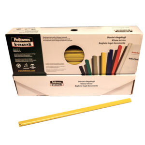 scatola 50 dorsetti 8mm giallo tondo