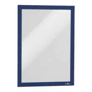 cornice espositiva adesiva duraframe a4 21x29,7cm blu durable