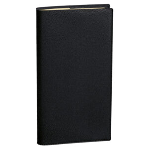 agenda planing italnote s spiralato 8,8x17cm impala nero 2026 quo vadis