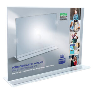 portadepliant orizzontale in acrilico 21x30cm art.7085 lebez