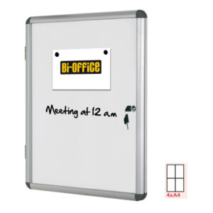 bacheca per interni bianca magn. 4xa4 vert. bi-office