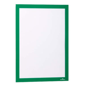 cornice espositiva adesiva duraframe a4 21x29,7cm verde durable