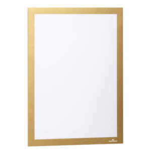 cornice espositiva adesiva duraframe a4 21x29,7cm oro durable