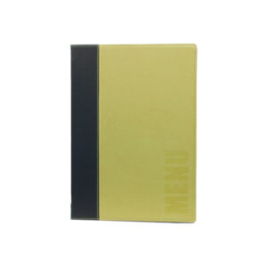 porta menu' a5-18x25cm verde trendy con 1 inserto doppio