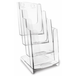 portadepliant 4 tasche 1/3 a4 - 11,5x26,5x18,4cm arda