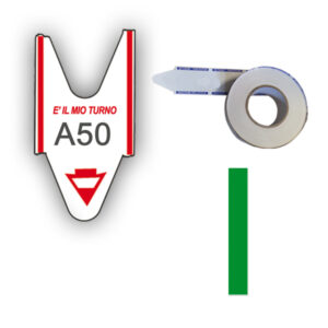 5 rotoli da 2000 tickets verde per elimina code printex