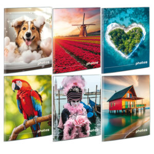 album foto saldato 17x21cm fino a 24 foto 14,5x20cm assortiti lebez