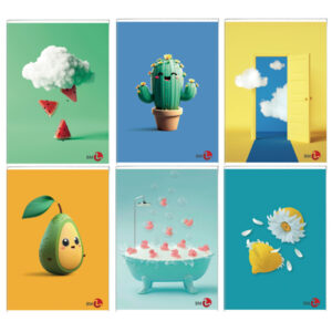 maxiquaderno a4 40fg+2 80gr 5mm vibes bm