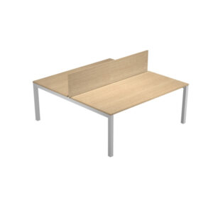 pannello divisorio 180x32cm rovere per scrivania multiple - agora'