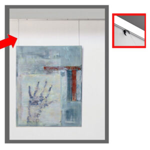 cavo in nylon 150cm per sistema appendi quadri arte system