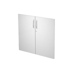 coppia ante in melamin. x mob.basso bianco - agora'