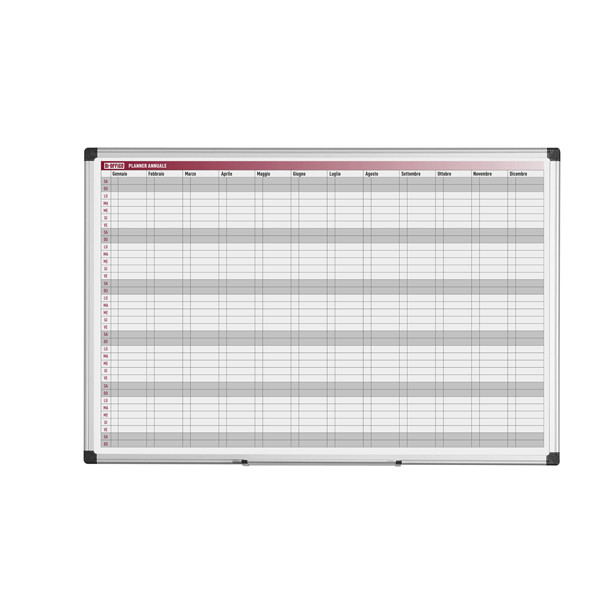 planner magnetico annuale 90x60cm bi-office